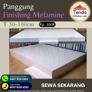 Sewa Panggung T 100 cm Modul Finishing Melamine