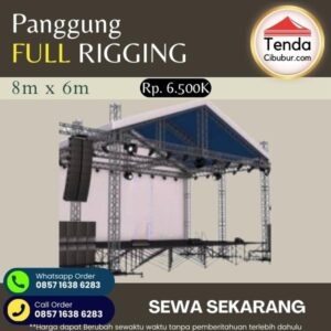 Sewa Panggung 8x6 Full Rigging