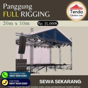 Sewa Panggung 20x10 Full Rigging