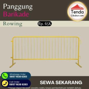 Sewa Barikade Rowing