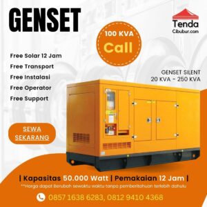 Sewa Genset 100 KVA