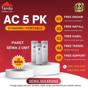 Sewa 2 AC Standing Portable 5 PK