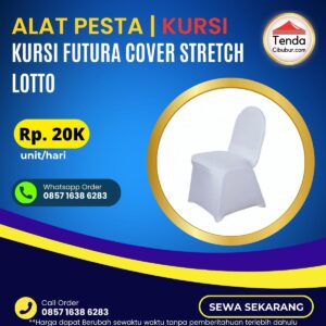 Sewa Kursi Futura Cover Strecth Lotto