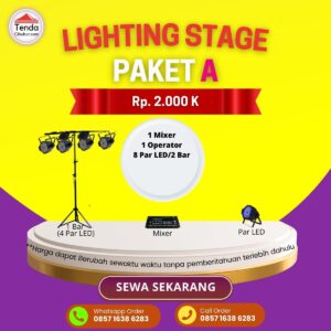 Sewa Lighting Stage Paket A