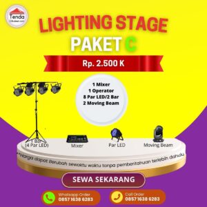 Sewa Lighting Stage Paket C