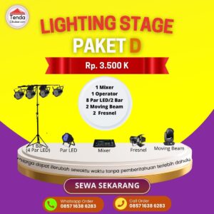 Sewa Lighting Stage Paket D