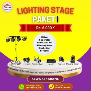 Sewa Lighting Stage Paket I