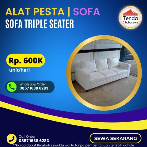 Sewa Sofa Triple Seater