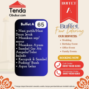 Buffet Paket A dari TendaCibubur.com